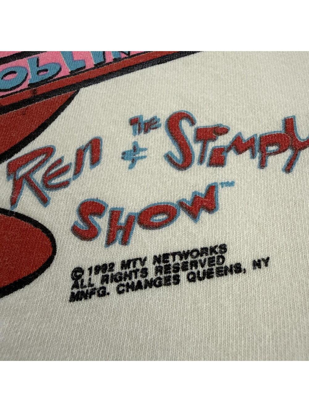 Ren and Stimpy T Shirt Vintage 1992 Single Stitch Men's XL MTV Nicktoons Changes - Picture 2 of 14